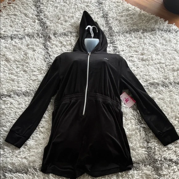 Juicy Couture Black Hooded Jumpsuit - Picture 9 of 14